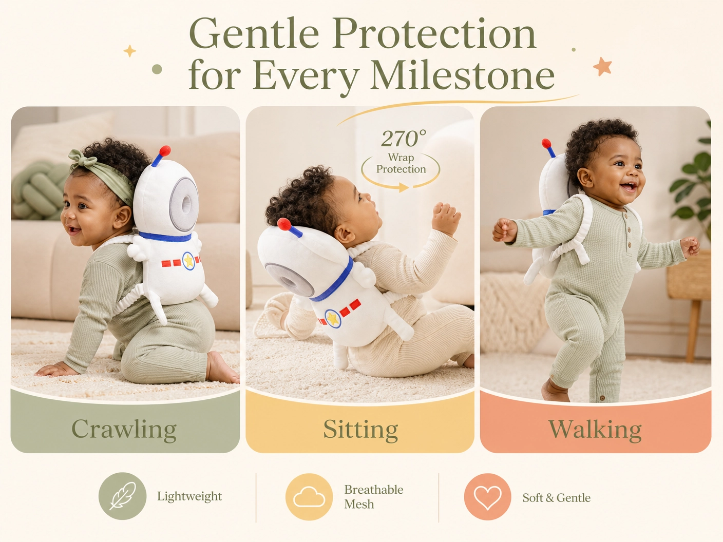 🚀Little Astronaut 2.0 - Wrap Around Safety Backpack