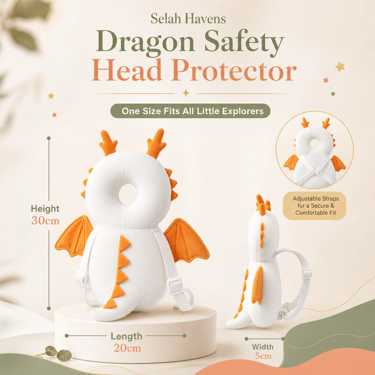 🐉 Little Dragon Guardian™ Head Protection Backpack